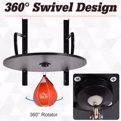 HOMCOM Speed Bag Platform Kit Wall-mounted Punching Ball Hanging Platform Set