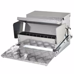 PawHut Automatic Chicken Feeder Galvanized Steel Poultry Feeders 11.5KG - Additional view 8