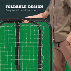 HOMCOM Angle Adjustable Rebounder Net Goal Training Set Football, Baseball