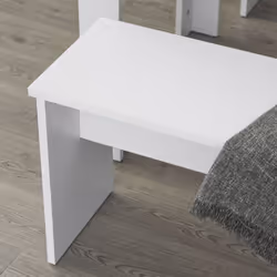 HOMCOM 3 Pcs Modern Dining Table Set w/ Table 2 Bench Seats Compact - Additional view 6