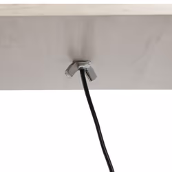 HOMCOM Floor Lamp Reading Lamp with 3-Tier Storage Shelf for Home Office Oak - Additional view 7