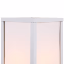 HOMCOM Floor Lamp Reading Lamp with 3-Tier Storage Shelf for Home Office White - Additional view 5