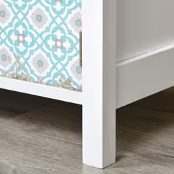 HOMCOM 5 Drawer Table Multi-purpose Storage Chest Sideboard Retro Style Entryway - Additional view 4