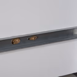 HOMCOM Bedside Cabinet with Metal Base and 2 Drawer Storage for Home Office - Additional view 8