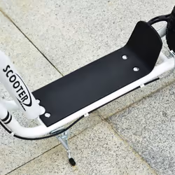 HOMCOM Kids Stunt Scooter with 12" Rubber Tyres, Adjustable Handlebar, White