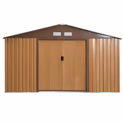 Outsunny 2-Door Galvanised Metal Garden Shed - Additional view 7