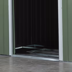 Outsunny 7 x 4ft Metal Garden Storage Shed w/ Double Door Green - Additional view 6