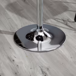 HOMCOM Adjustable Height Bar Table with Metal Frame and Square Tabletop - Additional view 6