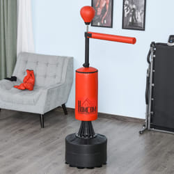HOMCOM Boxing Punch Bag Stand w/ Rotating Flexible Arm Speed Ball Waterable Base