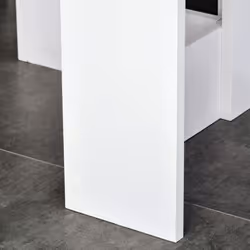HOMCOM Folding Dining Table Foldable Drop Leaf Dinner Table for Kitchen White - Additional view 8