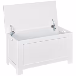 HOMCOM Large Storage Box Toy Chest Cabinet Unit Organizer with Safety Hinges - Additional view 8