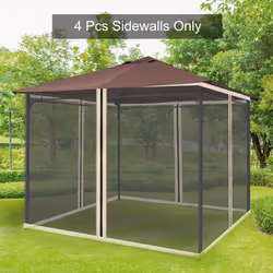 Outsunny 302 x 207cm Universal Replacement Gazebo Mesh Netting Screen Walls