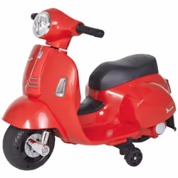 HOMCOM Vespa Licensed Kids Ride On Motorcycle 6V Battery Powered Electric Toys - Additional view 8