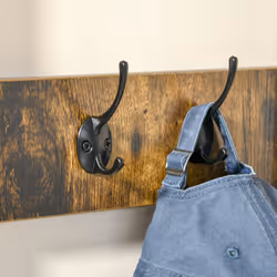 HOMCOM Entryway Coat Rack Hall Tree Shoe Bench 3 in 1 Design Metal Storage Rack - Additional view 5