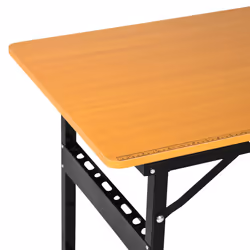 HOMCOM Heavy Duty DIY Metal Garage Workbench Storage Drawer Table Wood Surface - Additional view 5