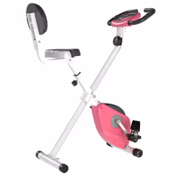 HOMCOM Magnetic Resistance Exercise Bike Foldable LCD Adjustable Seat Pink - Additional view 8