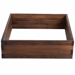 Outsunny Wooden Raised Garden Bed Planter Grow Containers Flower Pot 80 x 80cm - Additional view 7