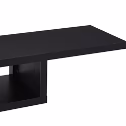 HOMCOM Wall Mounted Media Console Floating TV Stand with Shelf Black - Additional view 6