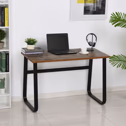 HOMCOM Industrial Writing Desk Laptop Table Home Office Study Workstation - Additional view 7
