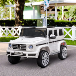 HOMCOM Mercedes Benz G500 12V Kids Electric Ride On Car w/ Remote Control White