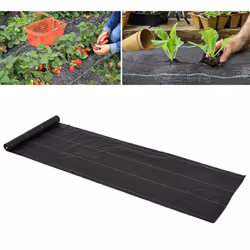 Outsunny 1x50m Weed Barrier Fabric Durable Convenient Design Weed Block Mat