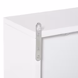 HOMCOM Wall Mounted Mirror Cabinet w/ Storage Shelf for Bathroom White - Additional view 6