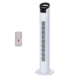 HOMCOM 31'' 3-Speed LED Tower Fan With Remote Controller