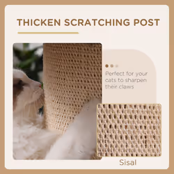 PawHut Cat Tree Kitten Tower Pet Furniture w/ Scratching Post Condo Perches