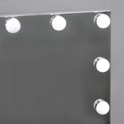 HOMCOM Hollywood Makeup Mirror with Led Light Dimmer Cosmetic Beauty Stage - Additional view 5
