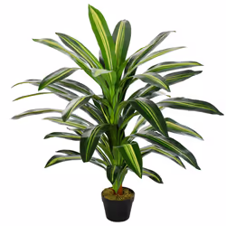 Outsunny 110cm/3.6FT Artificial Dracaena Plant Fake Tree Potted Home Office - Additional view 6