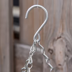 Outsunny 2 PCs Artificial Lisianthus Flower Hanging Planter Basket Home Garden - Additional view 6