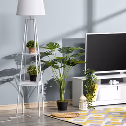Outsunny 85cm Artificial Monstera Tree Fake Plant in Pot Indoor Outdoor Décor