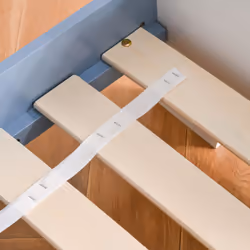 HOMCOM Kids Star Balloon Single Bed Frame w/ Guardrails Slats Bedroom Furniture - Additional view 8
