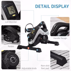 HOMCOM Mini Exercise Bike with 8 Levels Magnetic Resistance - Additional view 6