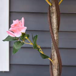 Outsunny 90cm Artificial Rose Tree, Fake Decorative Plant, Pink - Additional view 6