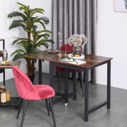 HOMCOM Drop Leaf Kitchen Foldable Table Folding Table Foldable for Dining Room