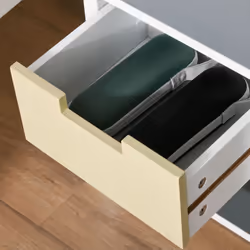 HOMCOM 3 Drawer Colourful Storage Cabinet Tower Dresser Chest Organiser Home - Additional view 5