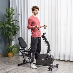 HOMCOM Exercise Training Stationary Cycling Bike w/ LCD Monitor & Pad Holder - Additional view 7