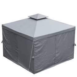 Outsunny 3 x 3m Garden Metal Gazebo Sun Shade Shelter Outdoor Party Tent - Additional view 5