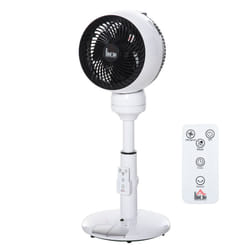 HOMCOM 28" 9-Mode Adjustable Fan With Remote Controller