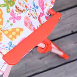 Outsunny Kids Folding Picnic Table Chair Set Butterfly Pattern Outdoor Parasol - Additional view 7