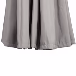 Outsunny 3(m) Cantilever Shanghai Parasol w/ Crank Handle, Cross Base, Grey - Additional view 6