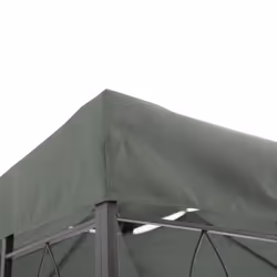 Outsunny 3x4m Gazebo Replacement Roof Canopy 2 Tier Top UV Cover Dark Grey - Additional view 6