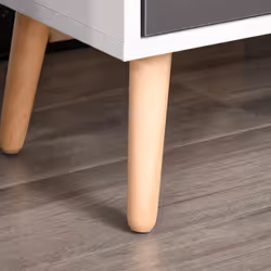HOMCOM Storage Cabinet, Floor Standing Sideboard with Drawer, Grey - Additional view 6