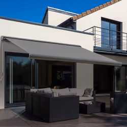Outsunny DIY Retractable Canopy with Remote Controller for Patio, Grey - Additional view 8