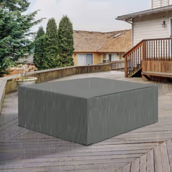 Outsunny 275x205cm Outdoor Furniture Protective Cover Water UV Resistant Grey