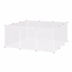 PawHut Pet Playpen DIY Small Animal Cage 12 Panels for Hedgehog Bunny Chinchilla - Additional view 8