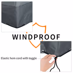 Outsunny 200x86x82cm Patio Furniture Cover for Chairs Water Resistant Protection