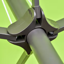 Outsunny 4.6M Garden Patio Umbrella Canopy Parasol Sun Shade w/ Base Green - Additional view 6