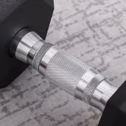 HOMCOM 12.5KG Single Rubber Hex Dumbbell Portable Hand Weights for Home Gym - Additional view 7